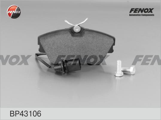 Fenox BP43106 - Bremžu uzliku kompl., Disku bremzes autospares.lv