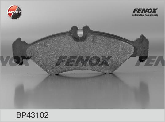 Fenox BP43102 - Тормозные колодки, дисковые, комплект www.autospares.lv