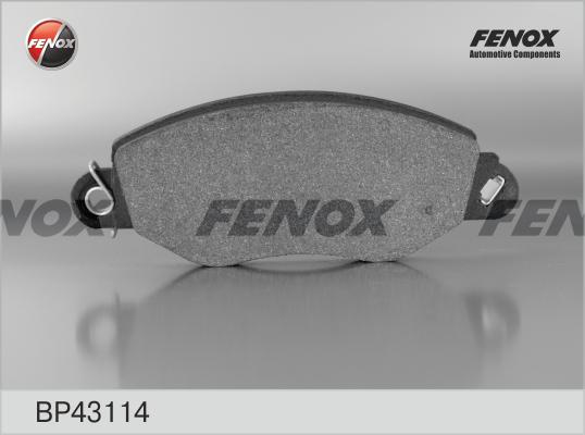 Fenox BP43114 - Bremžu uzliku kompl., Disku bremzes autospares.lv