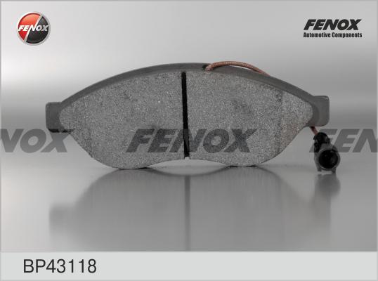 Fenox BP43118 - Bremžu uzliku kompl., Disku bremzes autospares.lv