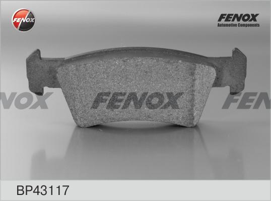 Fenox BP43117 - Bremžu uzliku kompl., Disku bremzes www.autospares.lv