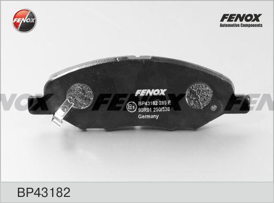 Fenox BP43182 - Bremžu uzliku kompl., Disku bremzes autospares.lv