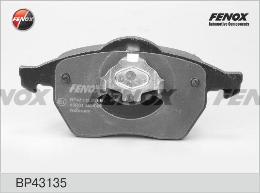 Fenox BP43135 - Brake Pad Set, disc brake www.autospares.lv