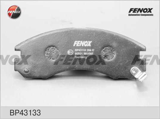 Fenox BP43133 - Тормозные колодки, дисковые, комплект www.autospares.lv