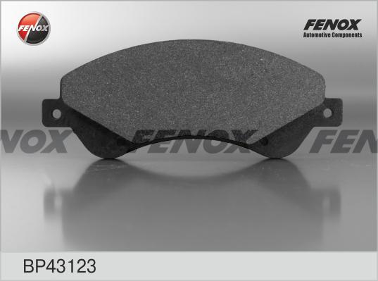 Fenox BP43123 - Bremžu uzliku kompl., Disku bremzes www.autospares.lv