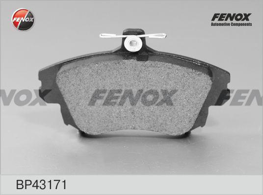 Fenox BP43171 - Bremžu uzliku kompl., Disku bremzes autospares.lv