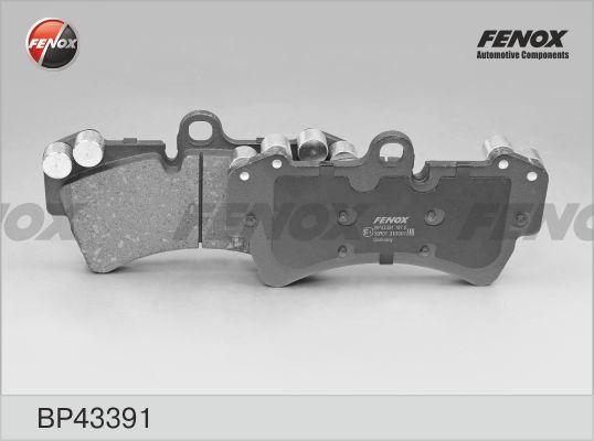 Fenox BP43391 - Bremžu uzliku kompl., Disku bremzes www.autospares.lv