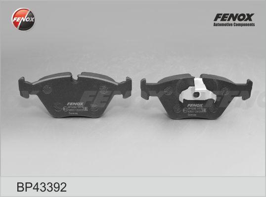 Fenox BP43392 - Тормозные колодки, дисковые, комплект www.autospares.lv