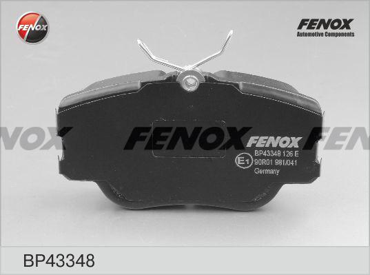 Fenox BP43348 - Bremžu uzliku kompl., Disku bremzes autospares.lv