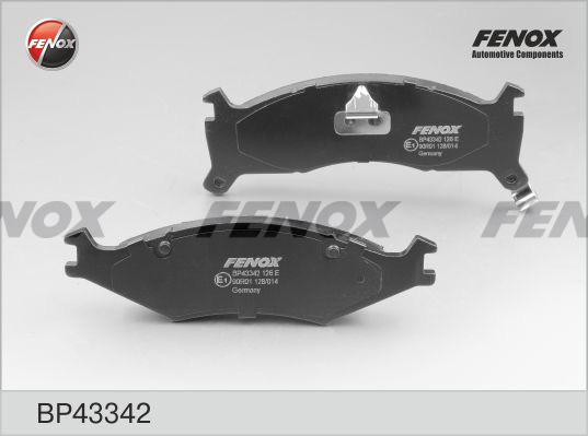 Fenox BP43342 - Bremžu uzliku kompl., Disku bremzes autospares.lv