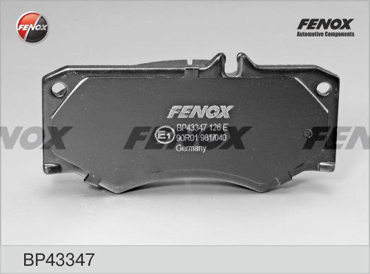 Fenox BP43347 - Bremžu uzliku kompl., Disku bremzes www.autospares.lv