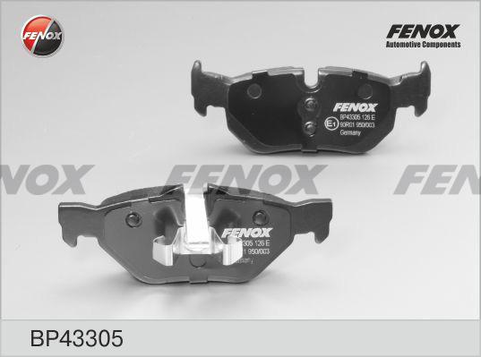 Fenox BP43305 - Brake Pad Set, disc brake www.autospares.lv