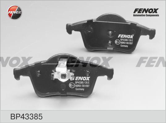 Fenox BP43385 - Brake Pad Set, disc brake www.autospares.lv