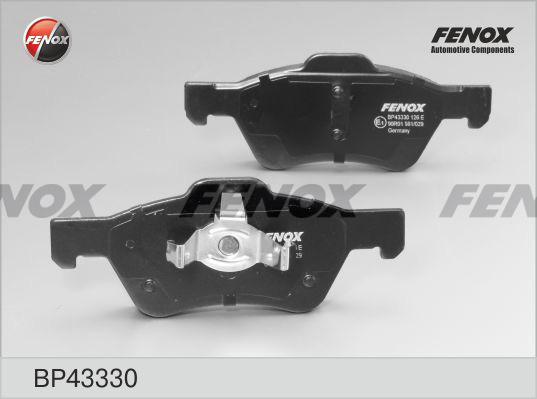 Fenox BP43330 - Bremžu uzliku kompl., Disku bremzes autospares.lv