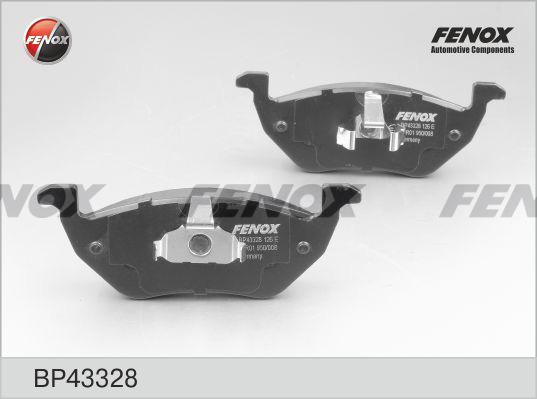 Fenox BP43328 - Bremžu uzliku kompl., Disku bremzes www.autospares.lv