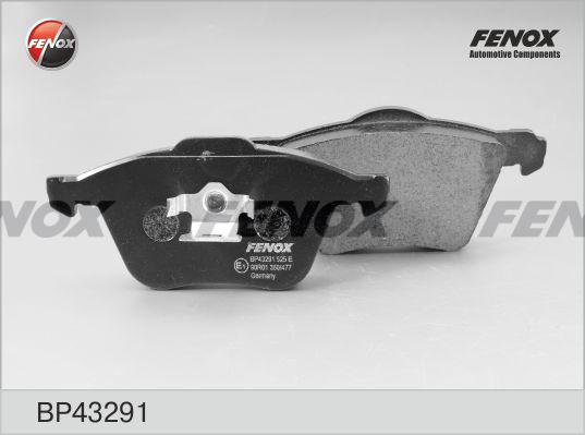 Fenox BP43291 - Bremžu uzliku kompl., Disku bremzes www.autospares.lv