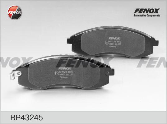 Fenox BP43245 - Brake Pad Set, disc brake www.autospares.lv