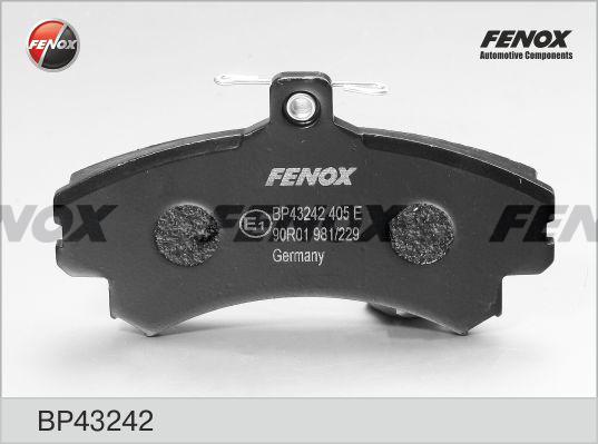 Fenox BP43242 - Bremžu uzliku kompl., Disku bremzes autospares.lv