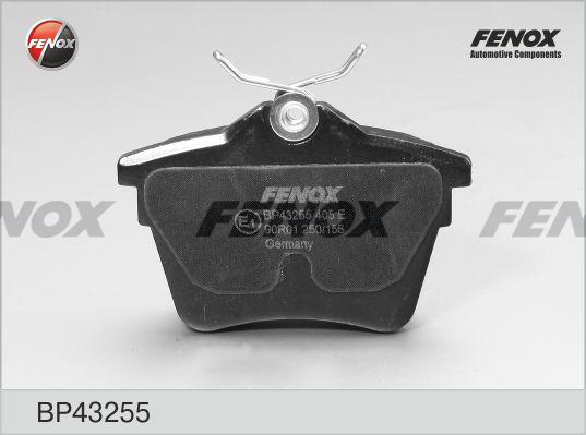 Fenox BP43255 - Brake Pad Set, disc brake www.autospares.lv