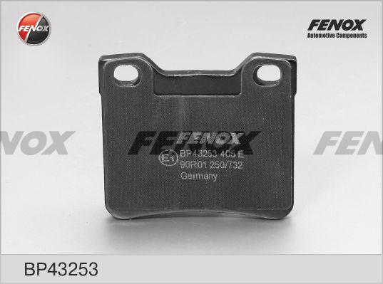 Fenox BP43253 - Bremžu uzliku kompl., Disku bremzes autospares.lv