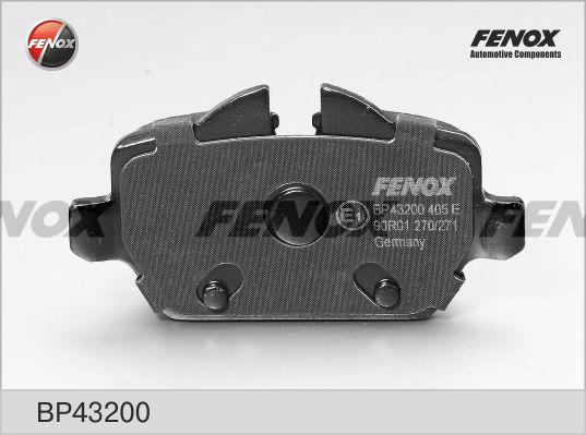 Fenox BP43200 - Bremžu uzliku kompl., Disku bremzes autospares.lv