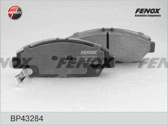 Fenox BP43284 - Тормозные колодки, дисковые, комплект www.autospares.lv