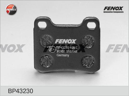 Fenox BP43230 - Bremžu uzliku kompl., Disku bremzes www.autospares.lv