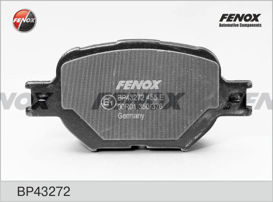 Fenox BP43272 - Bremžu uzliku kompl., Disku bremzes www.autospares.lv