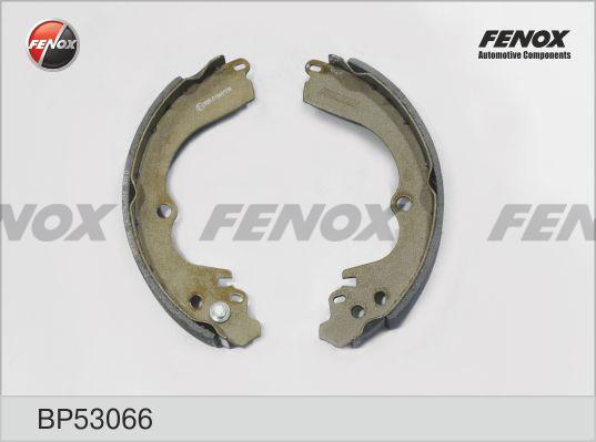 Fenox BP53066 - Комплект тормозных колодок, барабанные www.autospares.lv