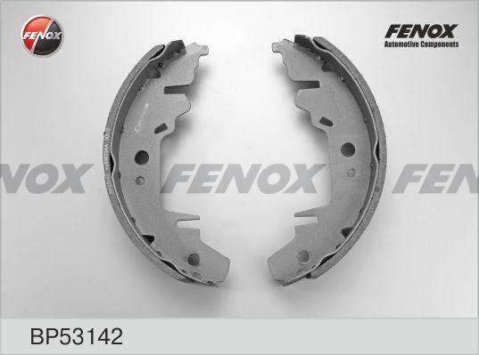 Fenox BP53142 - Комплект тормозных колодок, барабанные www.autospares.lv