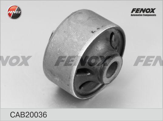 Fenox CAB20036 - Сайлентблок, рычаг подвески колеса www.autospares.lv