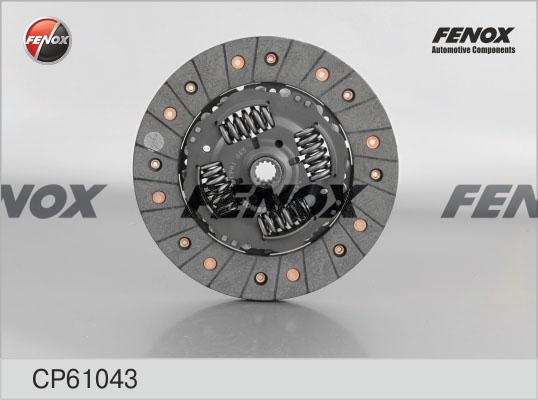 Fenox CP61043 - Диск сцепления, фрикцион www.autospares.lv