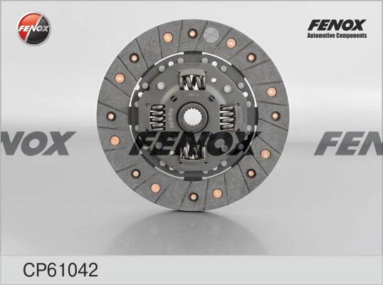 Fenox CP61042 - Диск сцепления, фрикцион www.autospares.lv