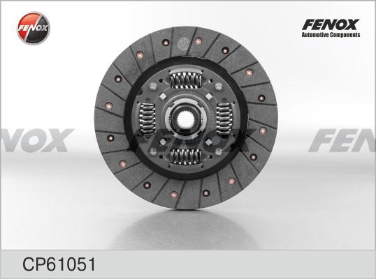 Fenox CP61051 - Диск сцепления, фрикцион www.autospares.lv