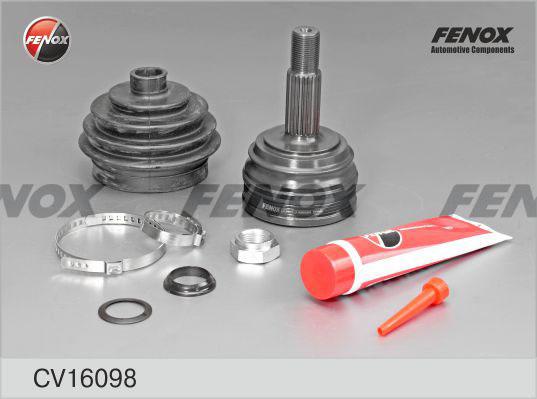 Fenox CV16098 - Шарнирный комплект, ШРУС, приводной вал www.autospares.lv