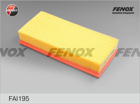 Fenox FAI195 - Воздушный фильтр, двигатель www.autospares.lv