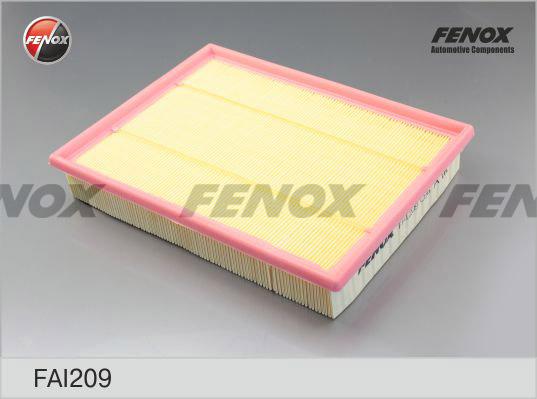 Fenox FAI209 - Воздушный фильтр, двигатель www.autospares.lv