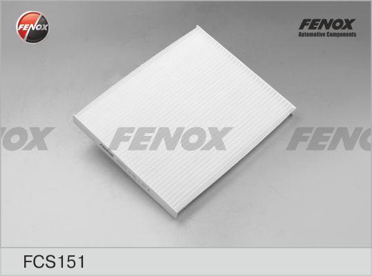 Fenox FCS151 - Фильтр воздуха в салоне www.autospares.lv