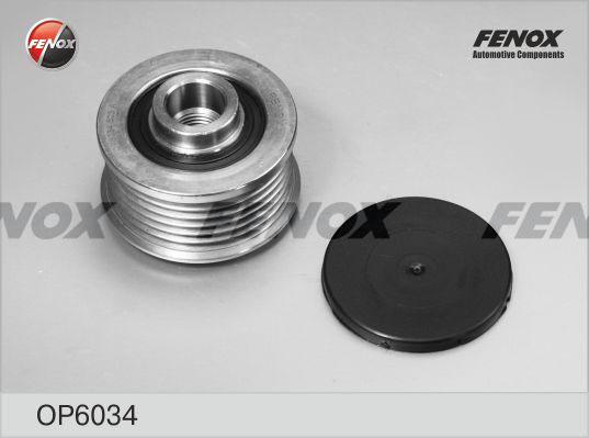 Fenox OP6034 - Pulley, alternator, freewheel clutch www.autospares.lv