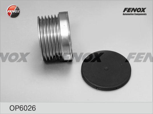 Fenox OP6026 - Piedziņas skriemelis, Ģenerators www.autospares.lv