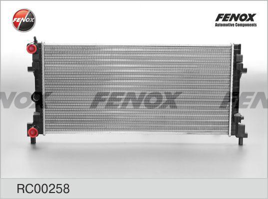 Fenox RC00258 - Radiators, Motora dzesēšanas sistēma www.autospares.lv