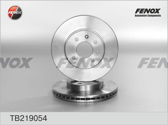 Fenox TB219054 - Тормозной диск www.autospares.lv