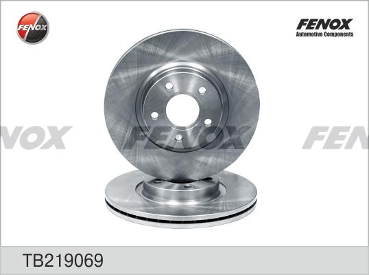 Fenox TB219069 - Brake Disc www.autospares.lv