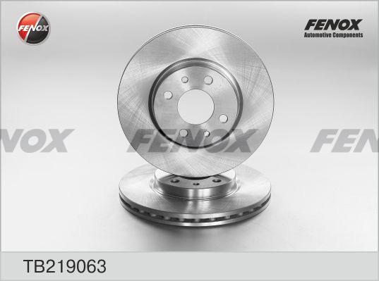 Fenox TB219063 - Bremžu diski autospares.lv