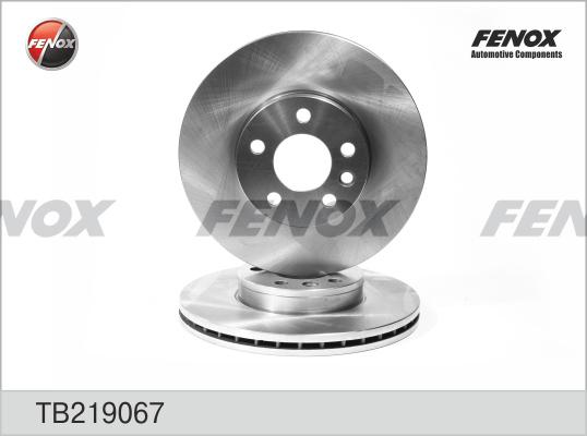 Fenox TB219067 - Brake Disc www.autospares.lv