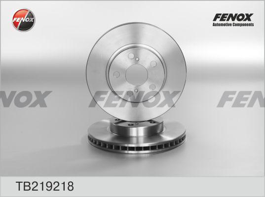 Fenox TB219218 - Bremžu diski autospares.lv