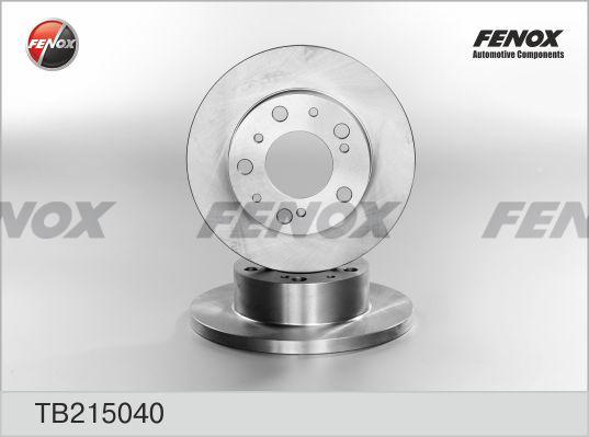 Fenox TB215040 - Bremžu diski autospares.lv