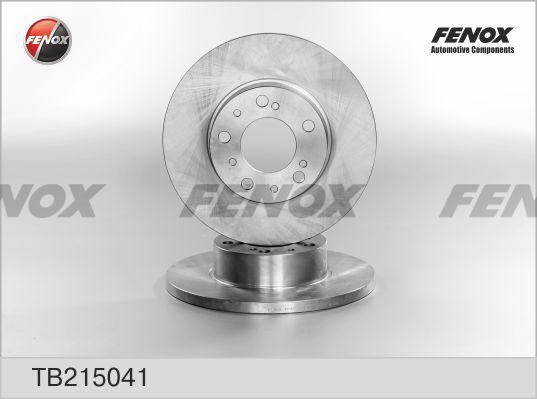 Fenox TB215041 - Тормозной диск www.autospares.lv