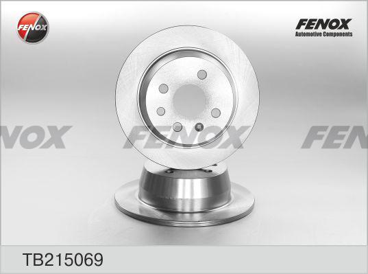 Fenox TB215069 - Bremžu diski autospares.lv