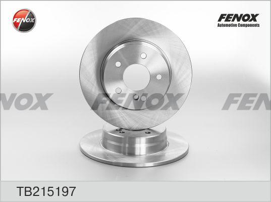 Fenox TB215197 - Bremžu diski www.autospares.lv